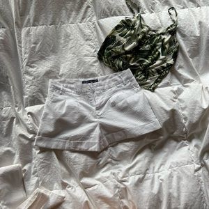 Lauren James White Bow Shorts